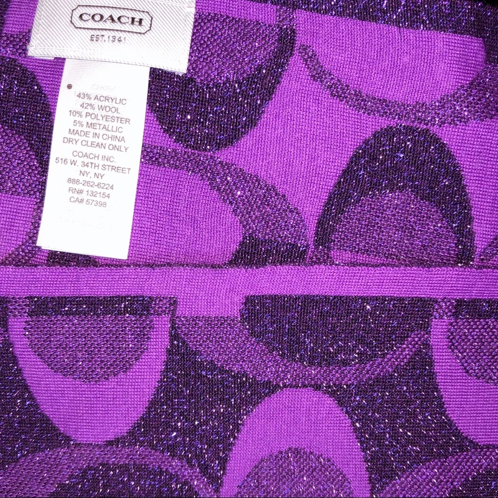 NEW Coach scarf